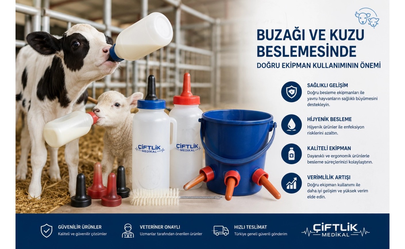 Buzağı ve Kuzu Beslemesinde Doğru Ekipman Kullanımının Önemi