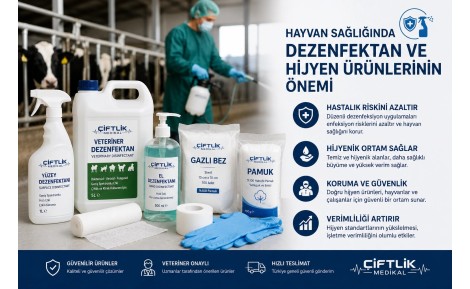 Hayvan Sağlığında Dezenfektan ve Hijyen Ürünlerinin Önemi